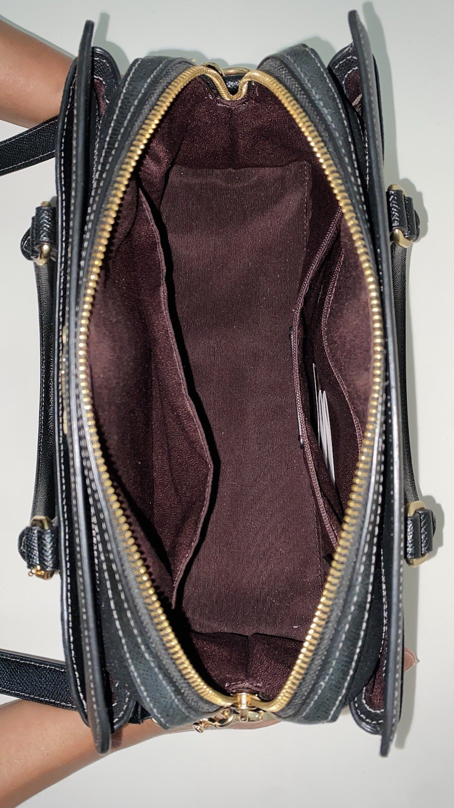 Coach Large Darcie Carryall | 100% Leather Exterior, Used Only Once, Lgth 12.75”