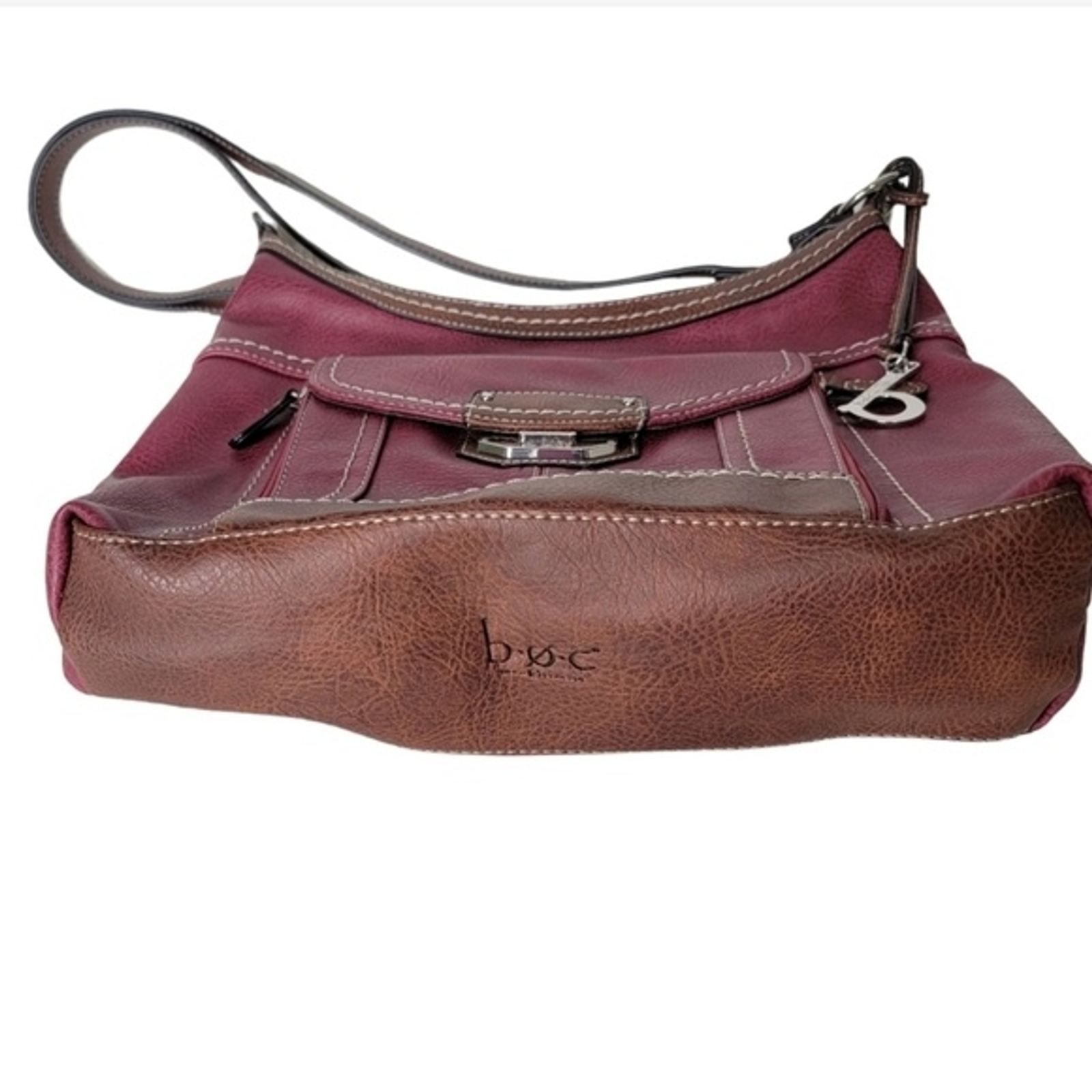 BOC Burgundy red Brown Crossbody Shoulder Purse bag Handbag