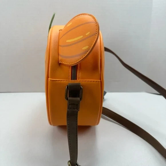 Loungefly Mickey Mouse Glow-In-The-Dark Pumpkin Crossbody Bag