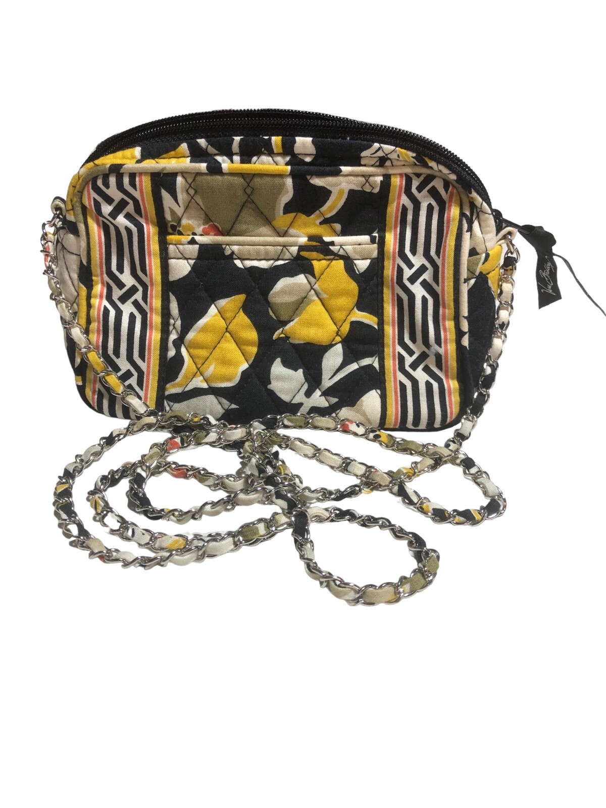 Vera Bradley Dogwood Wallet Purse Crossbody Purse Mini Clutch Chain Bag Retired