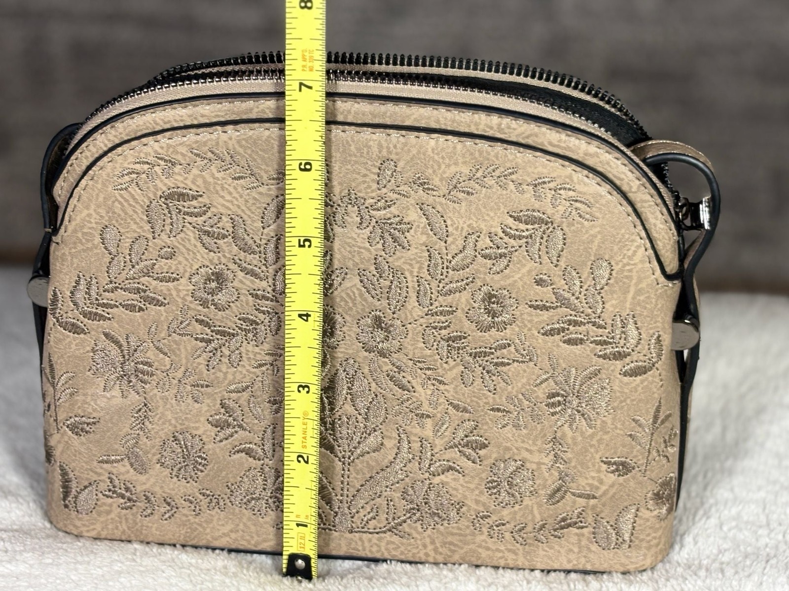 Sam & Hadley Embossed Dome Crossbody Bag