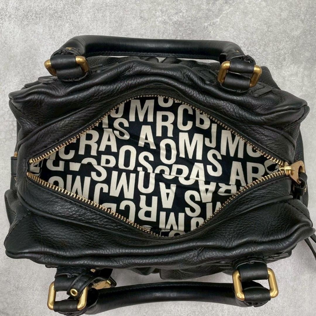 Marc Jacobs Classic Q Baby Groovy 2way Shoulder Bag Handbag Black Y2K