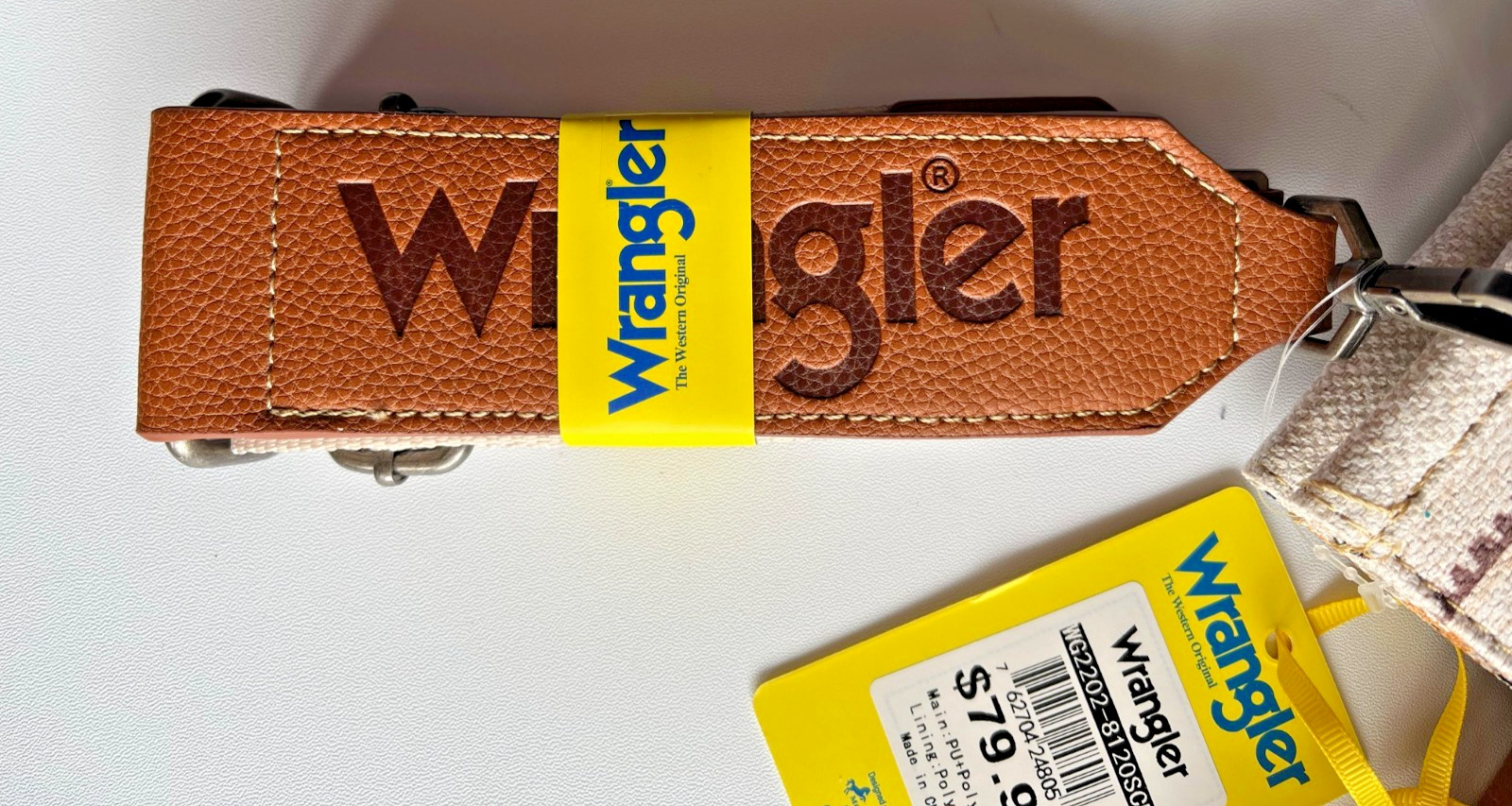 Wrangler Aztec WG2202-8120SCF Crossbody Purse Bag & Dust Cover NWT