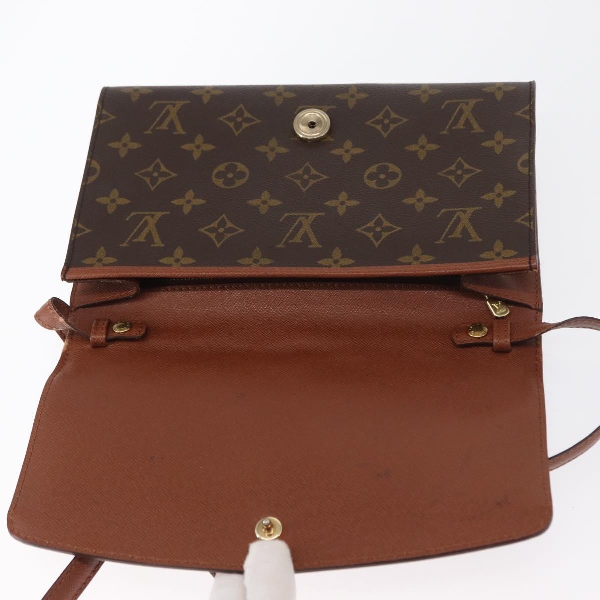LOUIS VUITTON Monogram Bordeaux 24 Shoulder Bag M51798 LV Auth ep12732