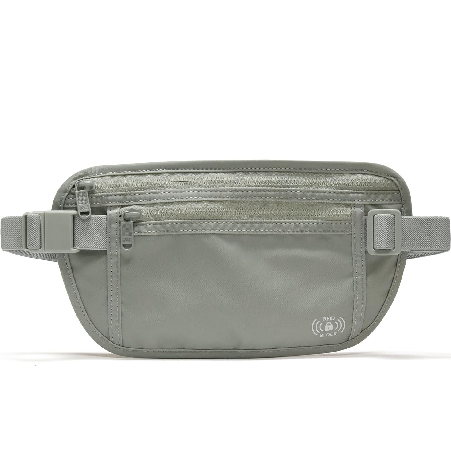 RFID Blocking Travel Money Belt – Hidden Waist Pouch for Passport Cash Cards …