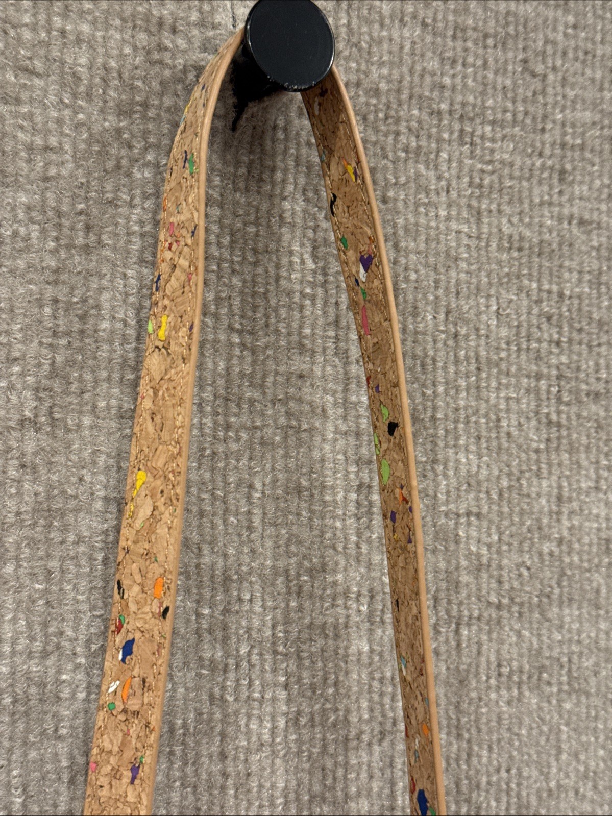 Like Dream~Multicolored Cork Crossbody Bag~Snap Closure~Fairy Core~Festival~ EUC