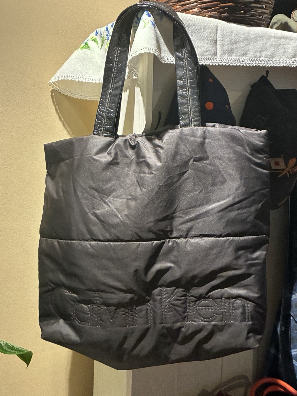 Large Calvin Klein Puffy Tote
