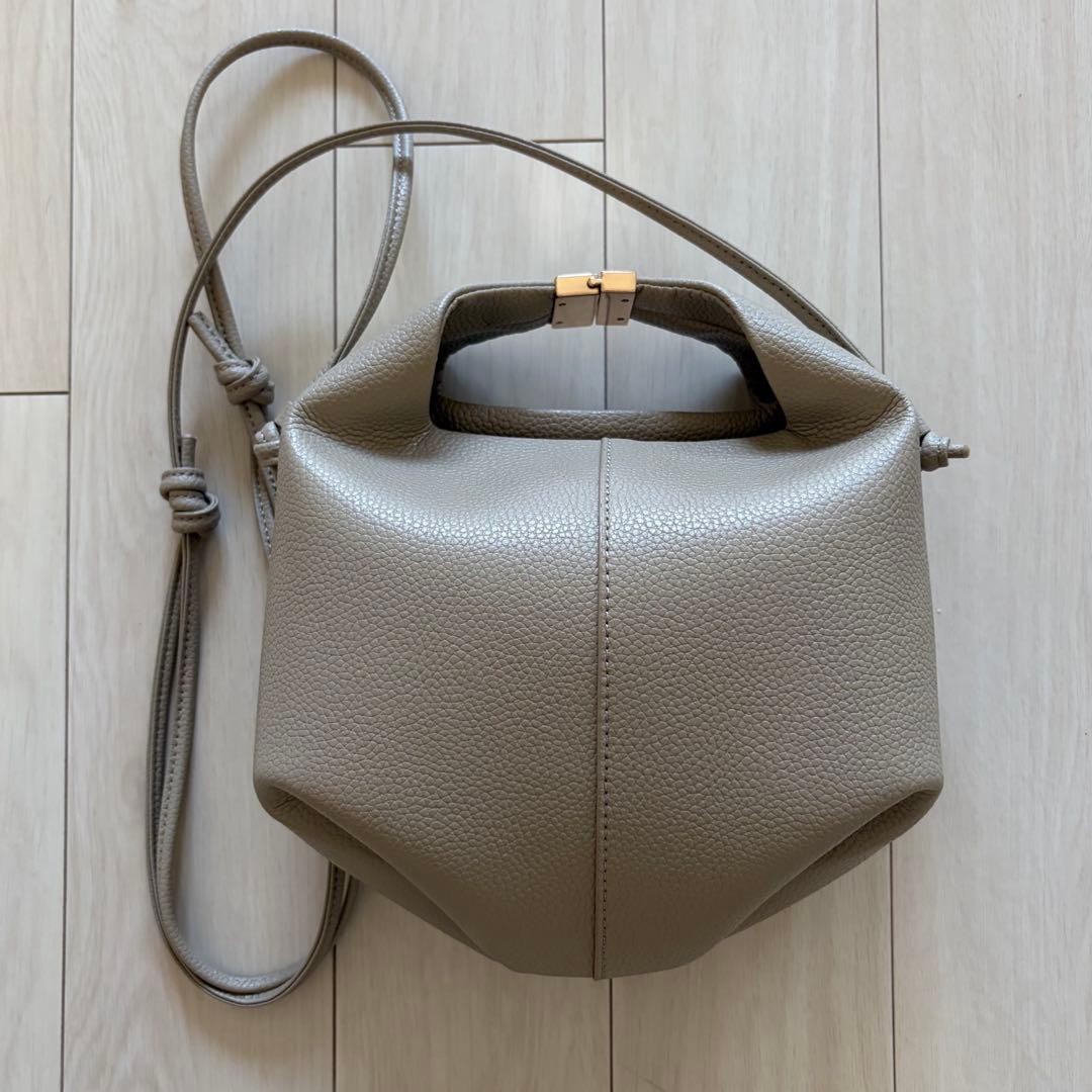 POLENE Beri shoulder bag leather made in Spain