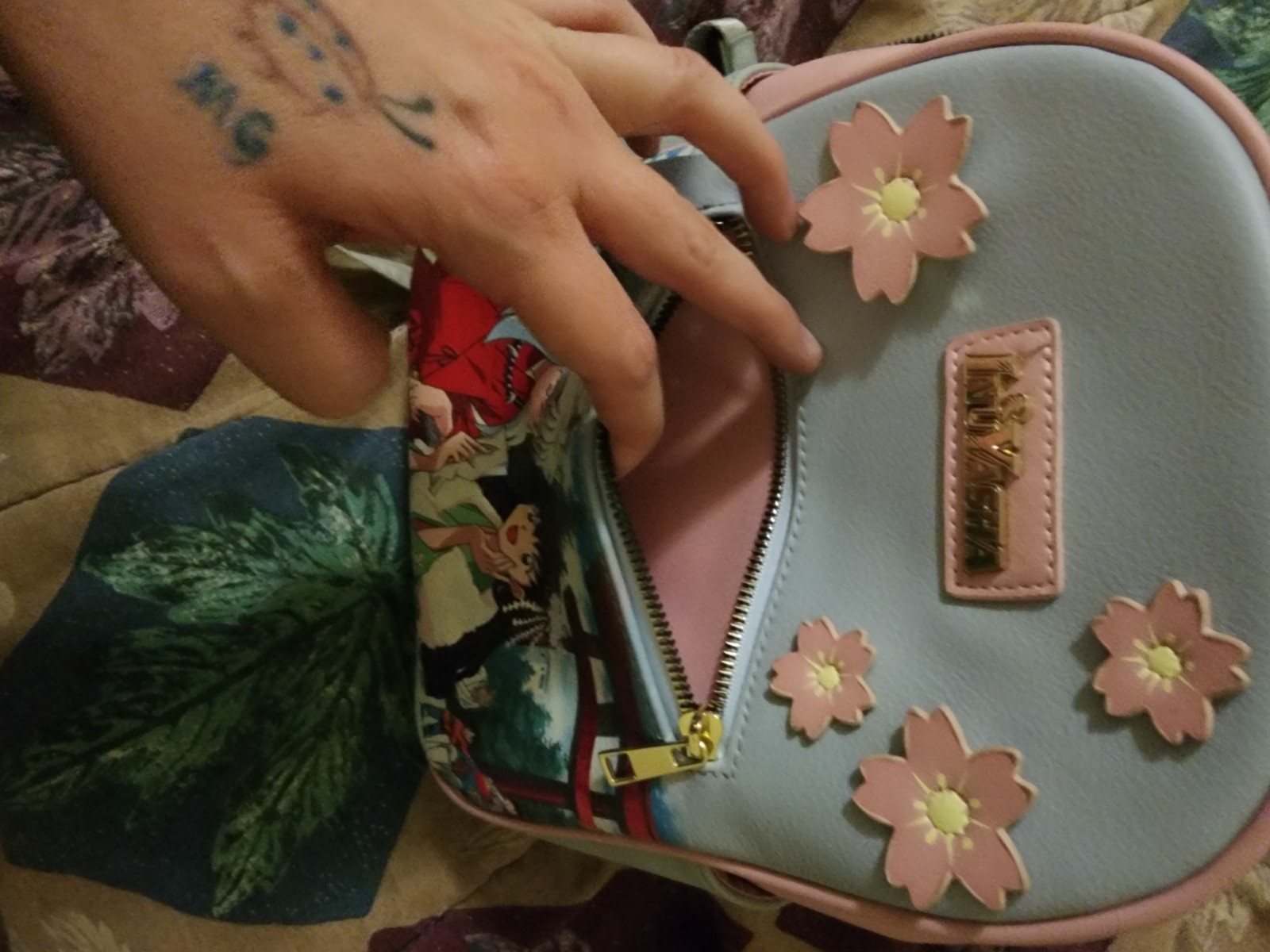 Inuyasha Loungefly Bag, Pink