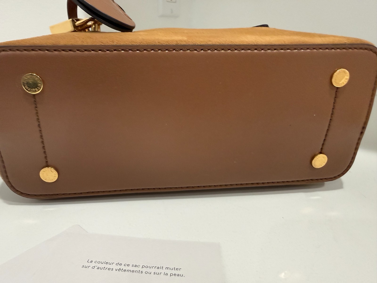 Stella McCartney Tan Suede Mini Satchel. Brand New With Tags. Beautiful Bag