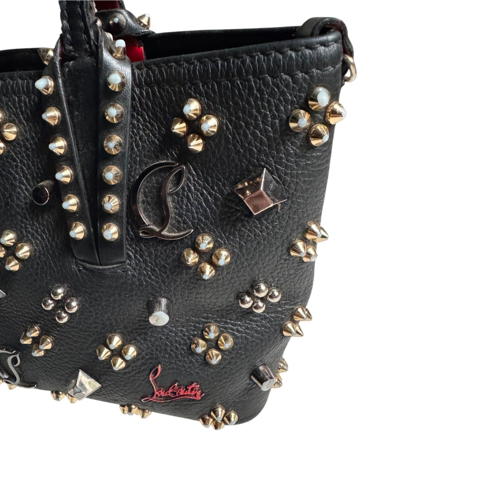 Authentic Christian Louboutin Cabata Mini Tote Bag for Women