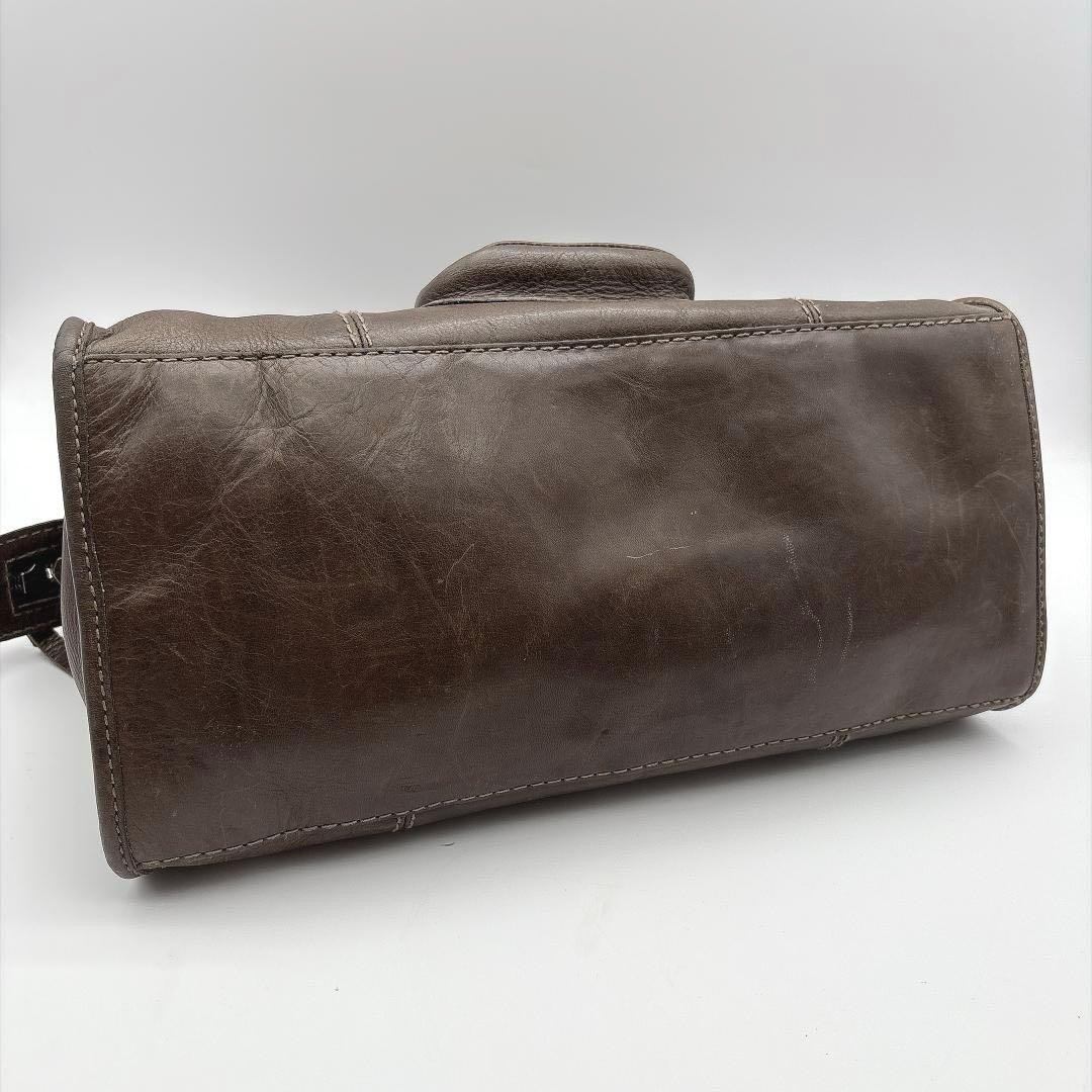 Ruehl No.925 Leather Shoulder Handbag Y2K Japan Used 081611