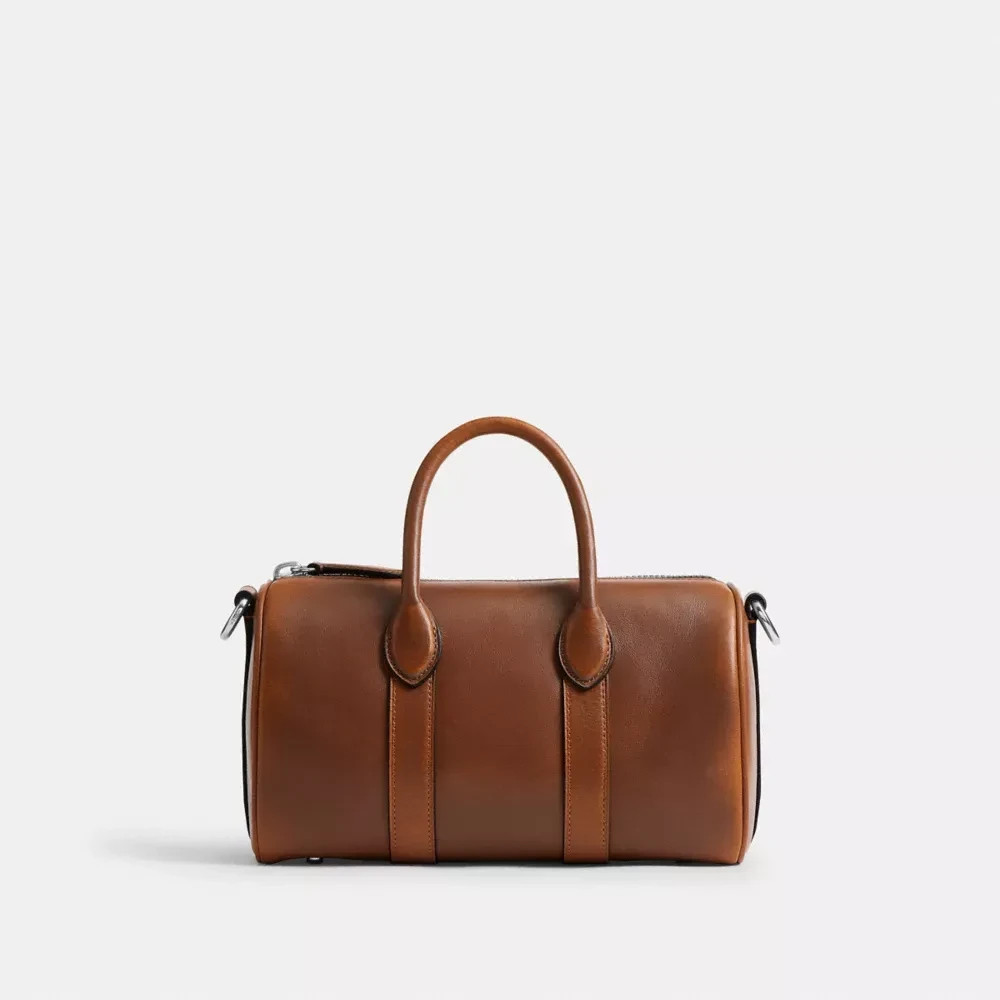 COACH Compass Bag 25 CEO29 Z1Q Saddle / Burnt Sienna 3way Top Handle Duffle Bag