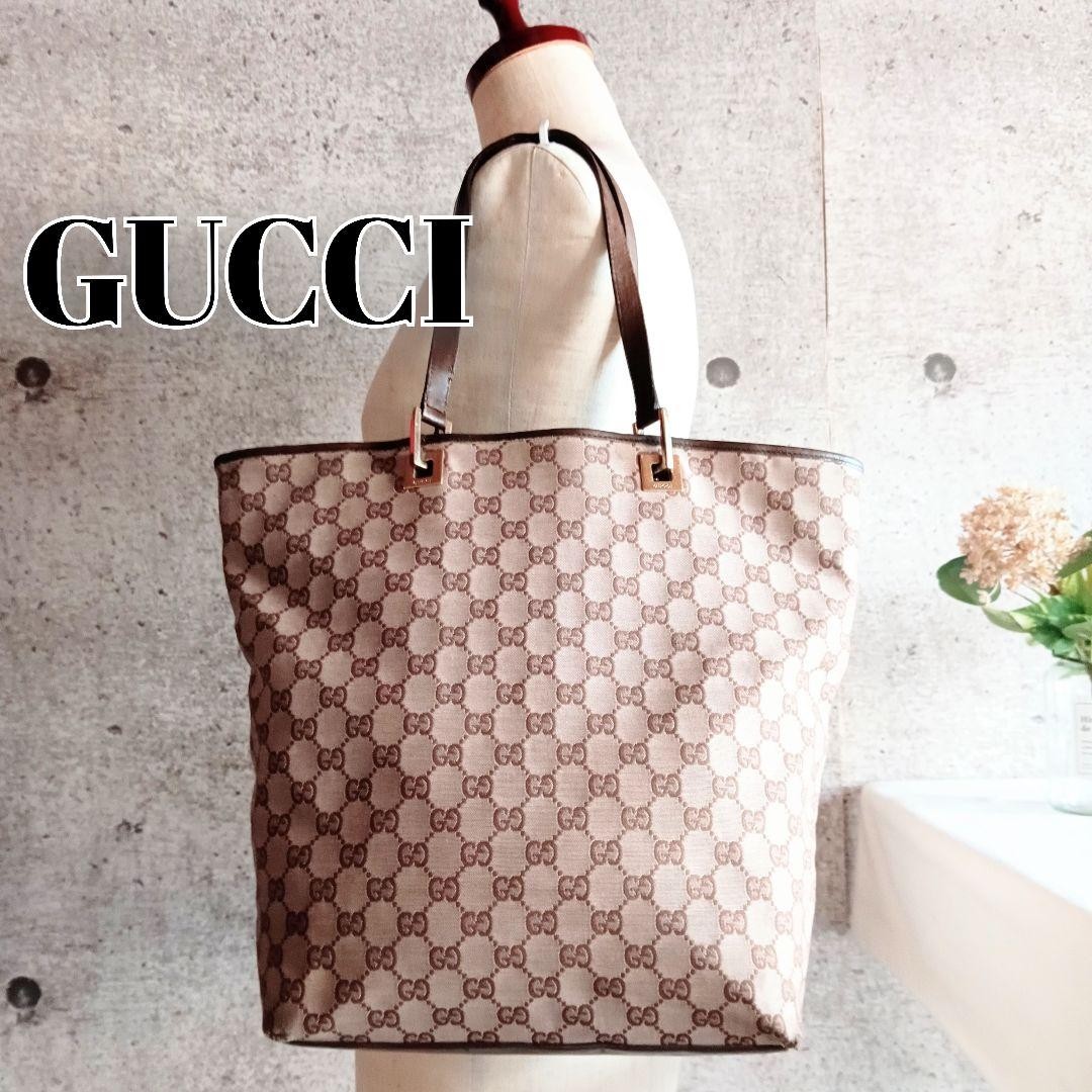 GUCCI GG Tote Shoulder Bag Women Auth 11.81 x 14.56 x 4.72inch