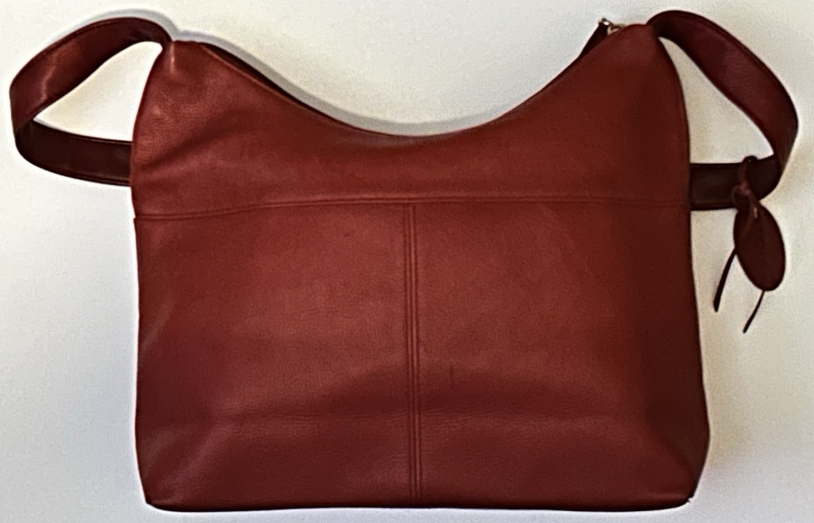 Rolfs Red Genuine Leather zip Shoulder Bag