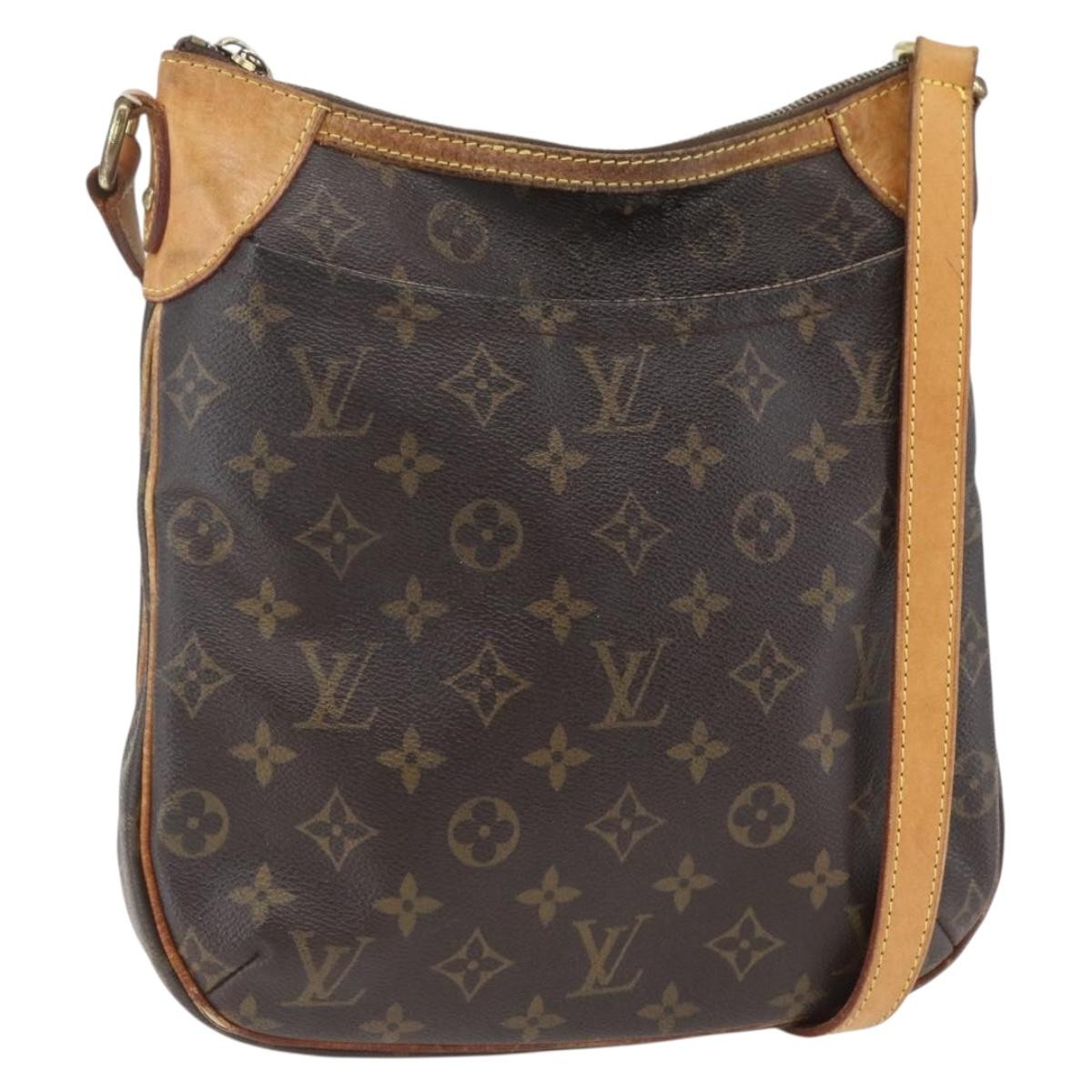 LOUIS VUITTON Monogram Odeon PM Shoulder Bag M56390 LV Auth 166284