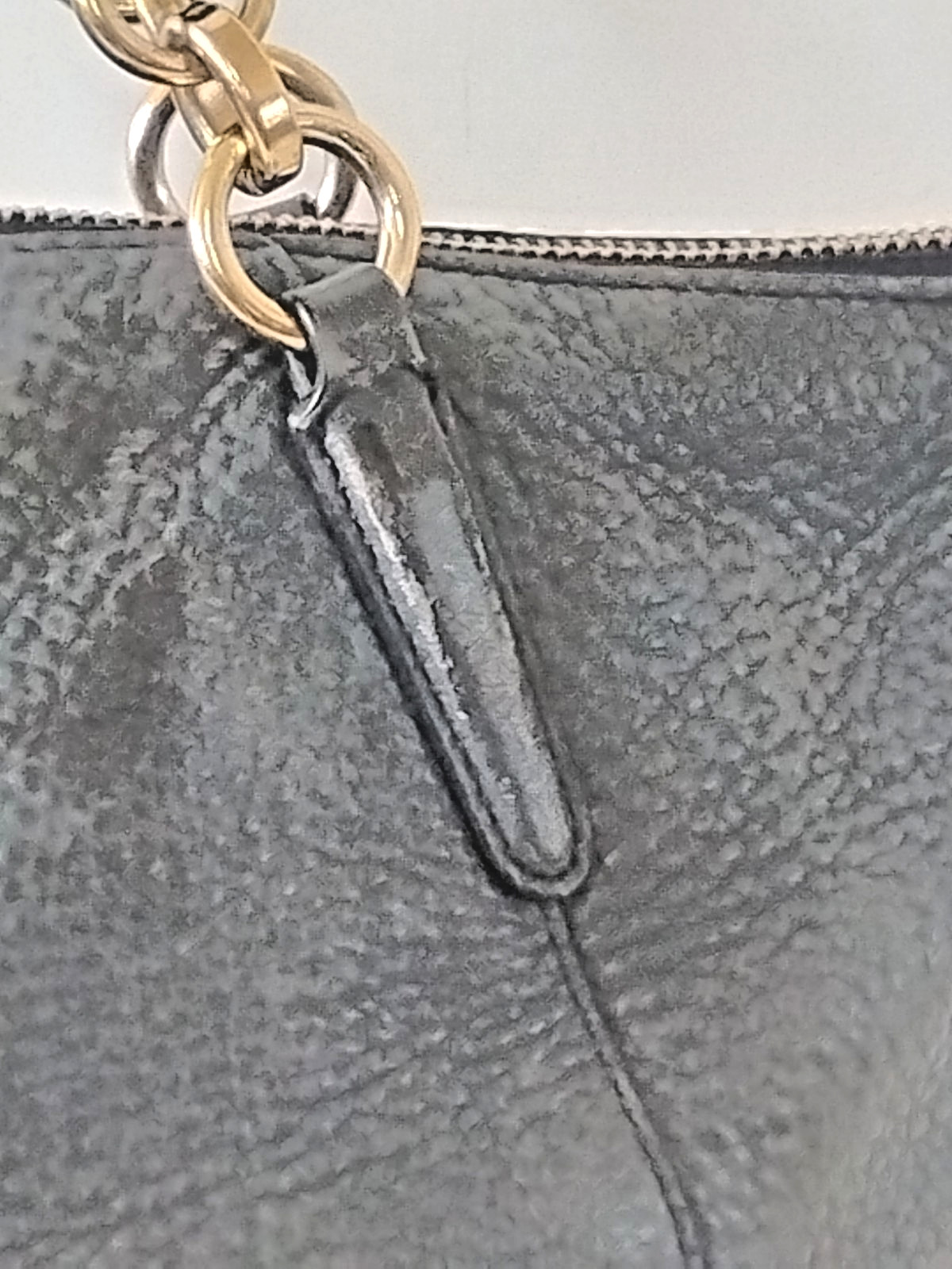 Coach Kelsey Black Pebble Leather Satchel Crossbody Shoulder Bag Purse F36675