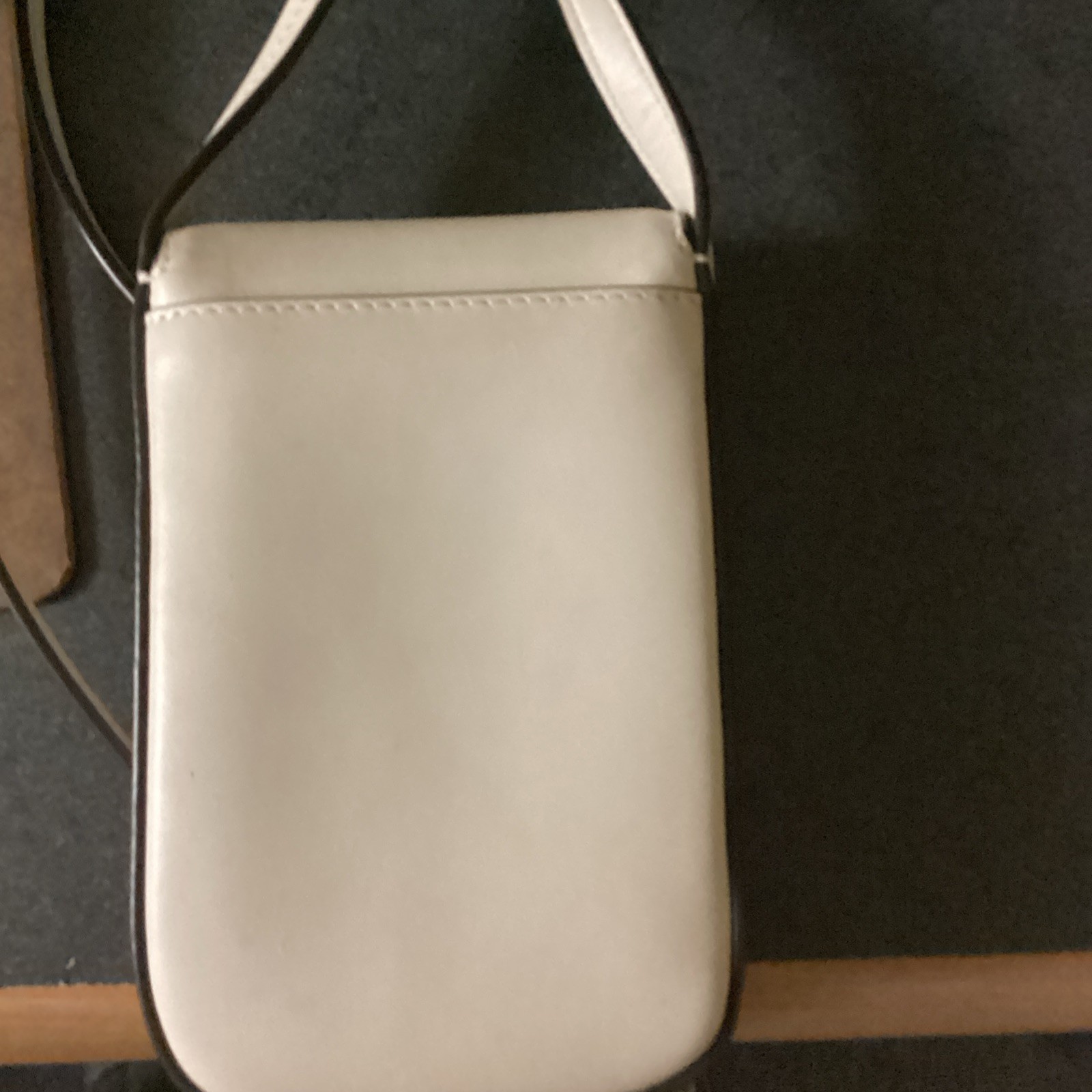 Tory Burch MILLER BASKET-WEAVE PHONE CROSSBODY Bag Tote Cream