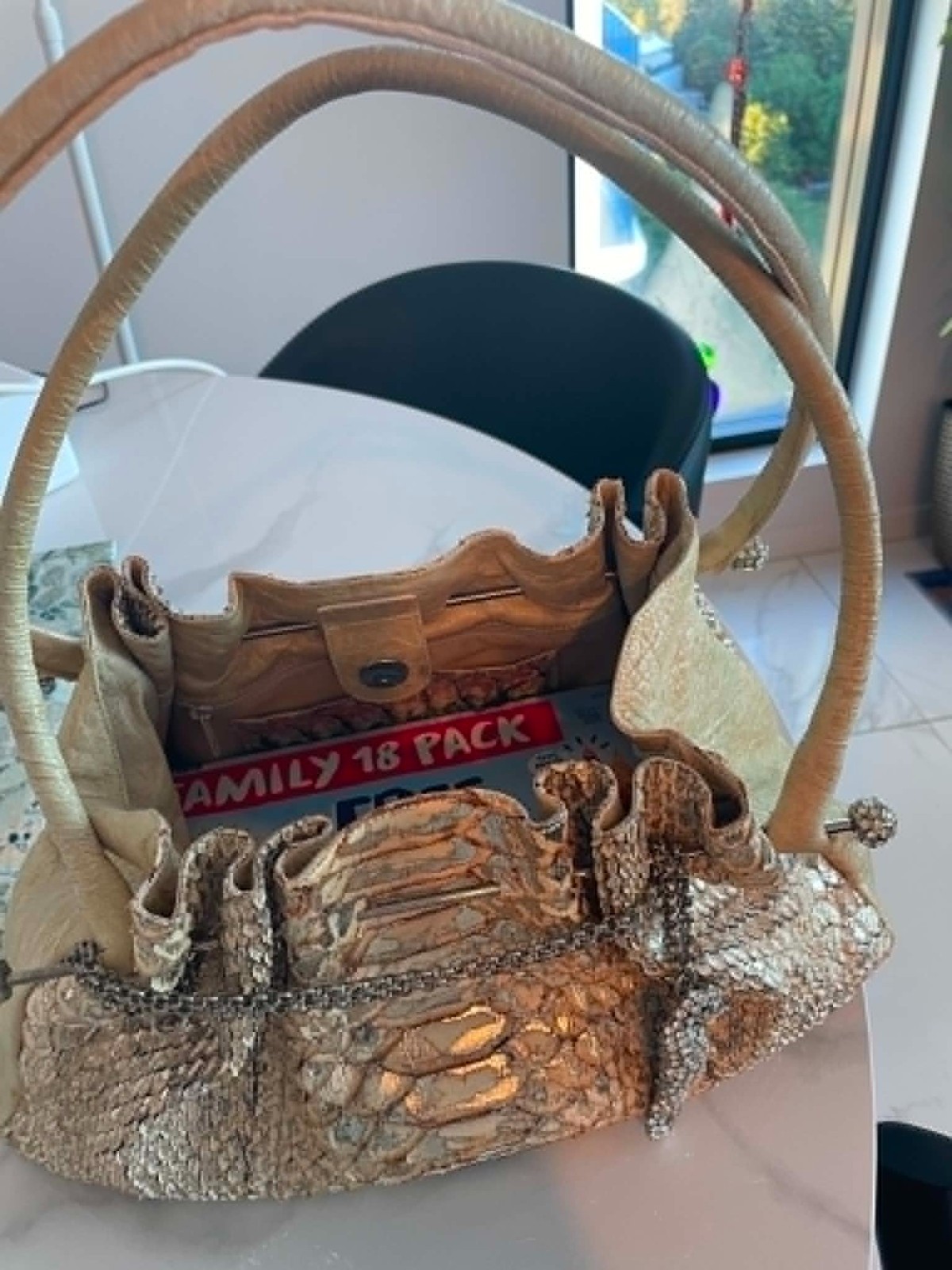 Snakeskin Handbag – Vero Pitone by Ape Regina