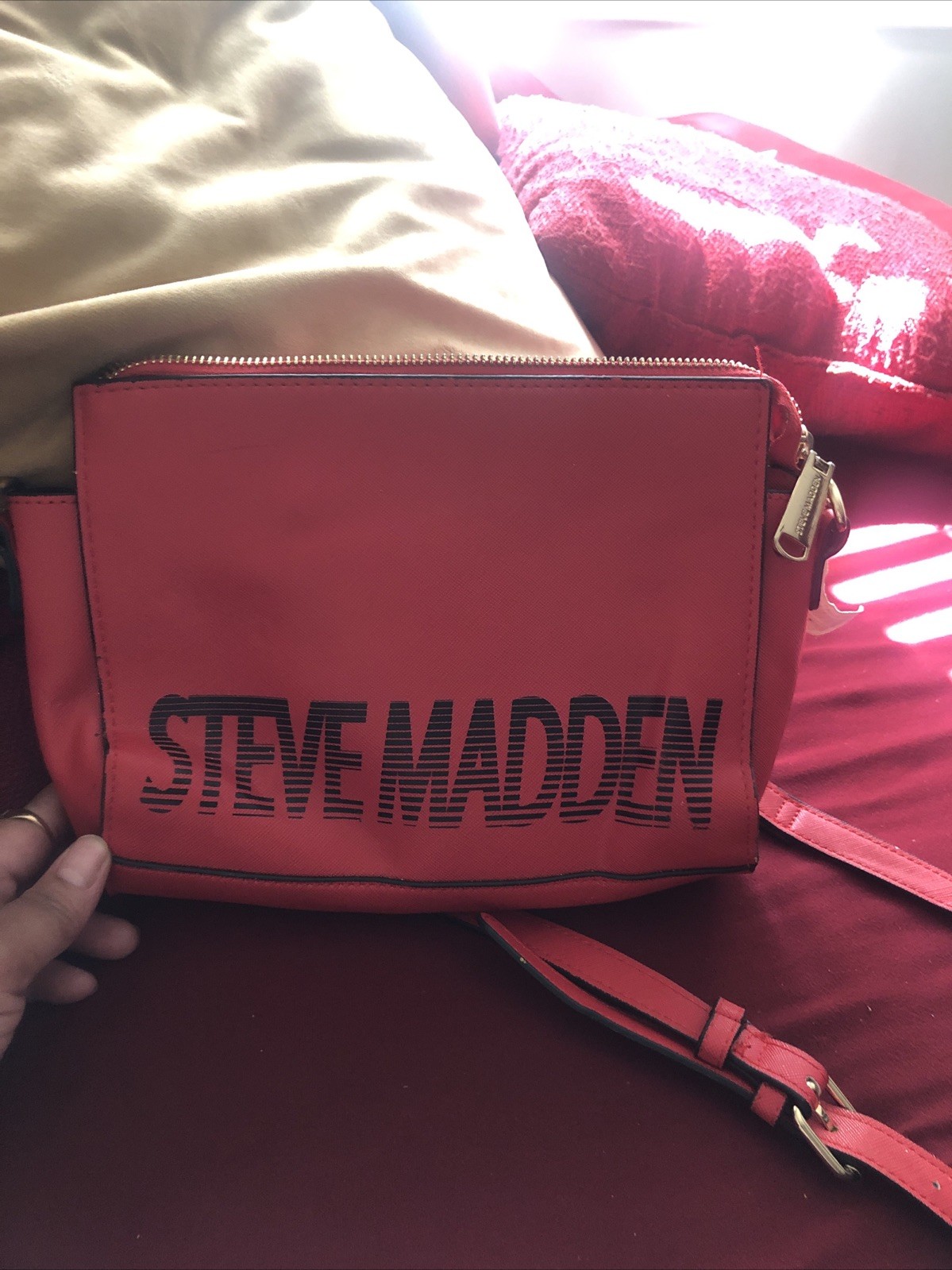Red Steve Madden Purse