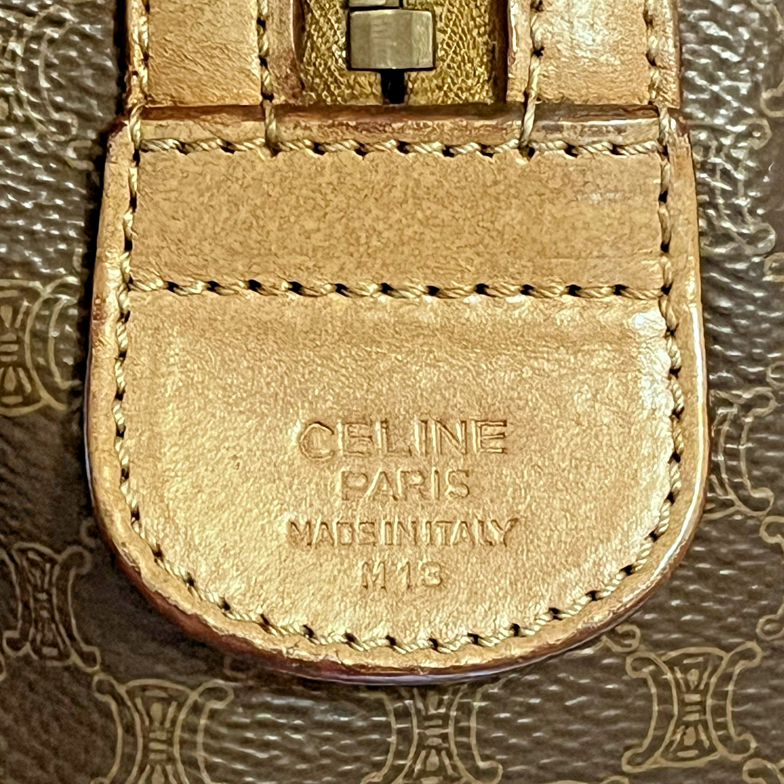 CELINE Macadam Handbag Mini Boston Bag Authentic from Japan