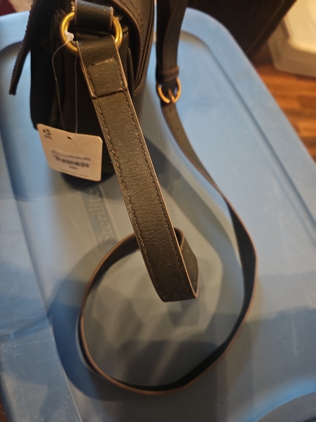 A.N.A New Approach Brown Leather Crossbody Bag Great Condition