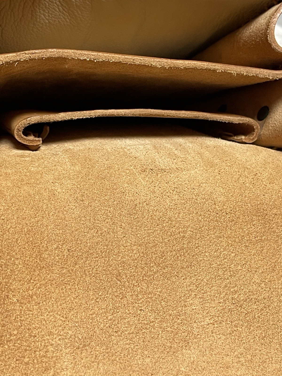 Vintage Aramara Crossbody Brown Leather Shoulder Bag Adjustable Engraved Sandy