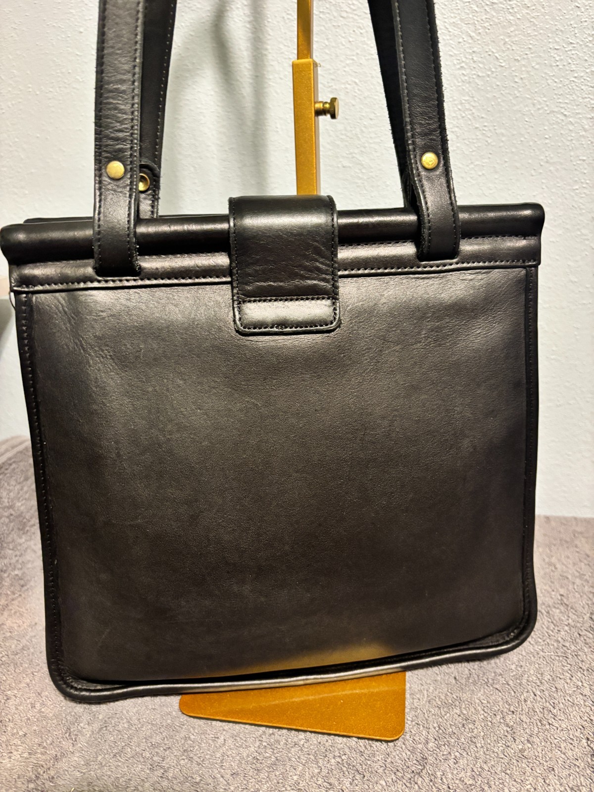 COACH VINTAGE BLACK WESTON SHOPPER 9021 made in 1997