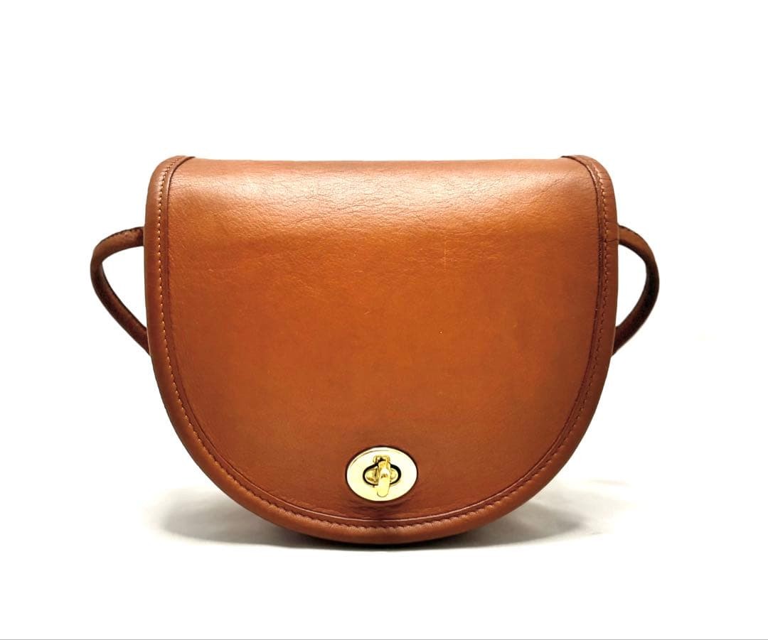 COACH Old Coach Half Moon Shoulder Brown USA Item