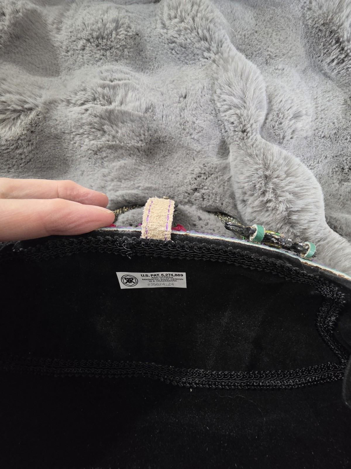 Mary Frances Show Off Peacock Feather Beaded Jeweled Hard Shell Purse Vintage