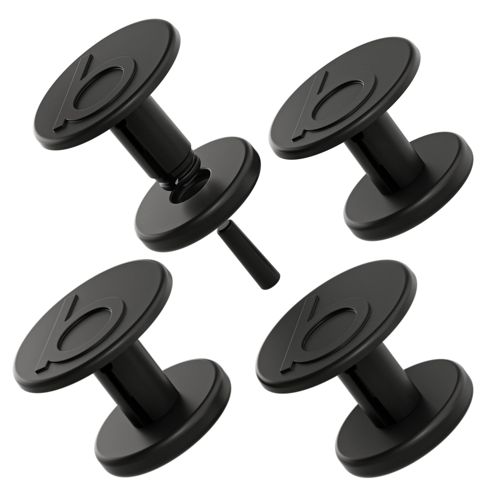 Replacement Buttons for Bogg Bag Handle Strap – Hard Plastic 3D B Black