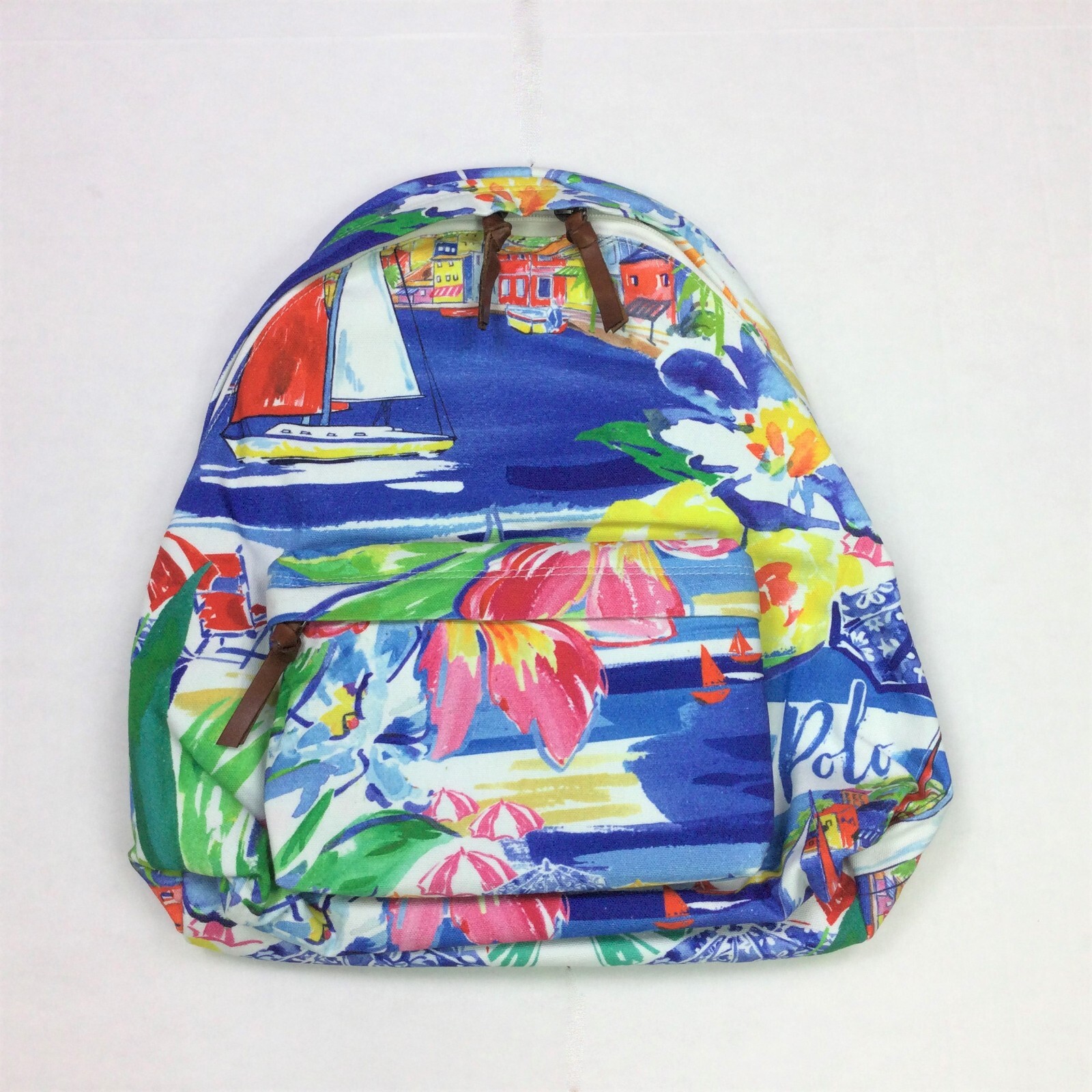 Polo Ralph Lauren Men Floral Riviera Graphic Canvas Bagpack