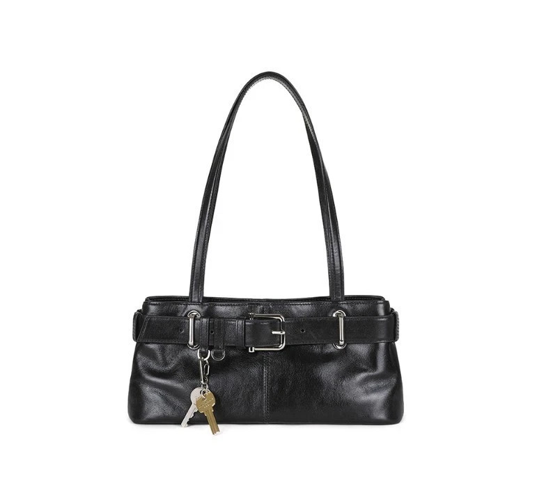 NEW OSOI SHOULDER BROCLE MINI STONE BLACK Women’s Shoulder Bag No Tariffs In US