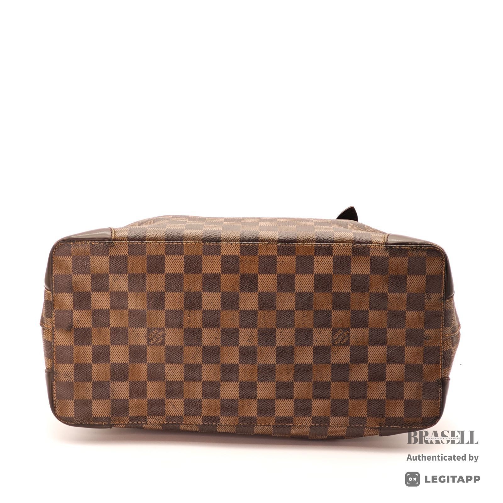 LOUIS VUITTON Damier Ebene Hampstead MM N51204 Tote Bag Brown【ImportFeeFREE】