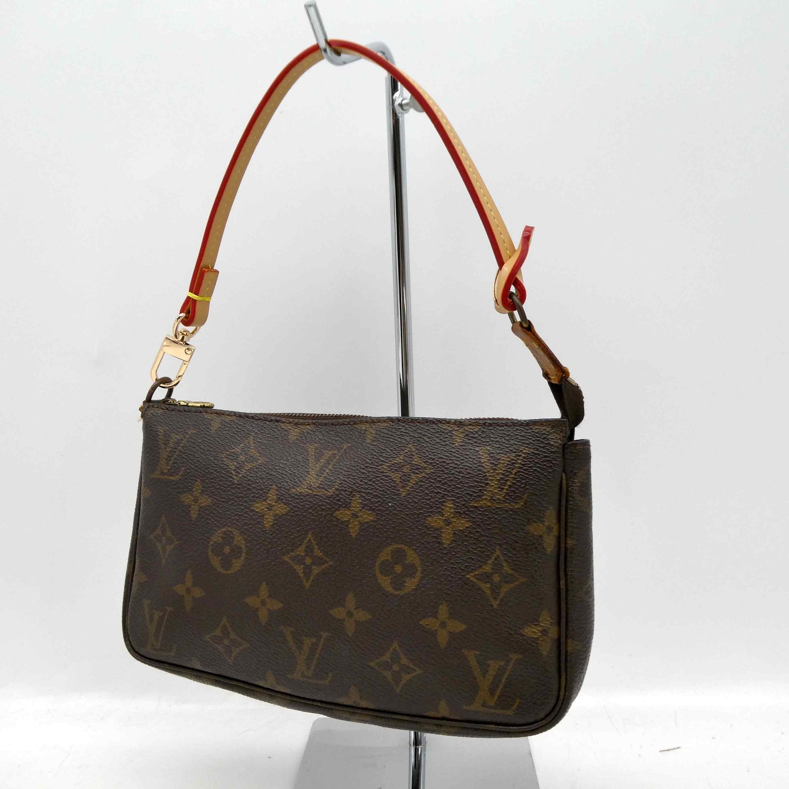 Louis Vuitton Pochette Accessoires Hand Bag PVC Leather M51980 Monogram 1047