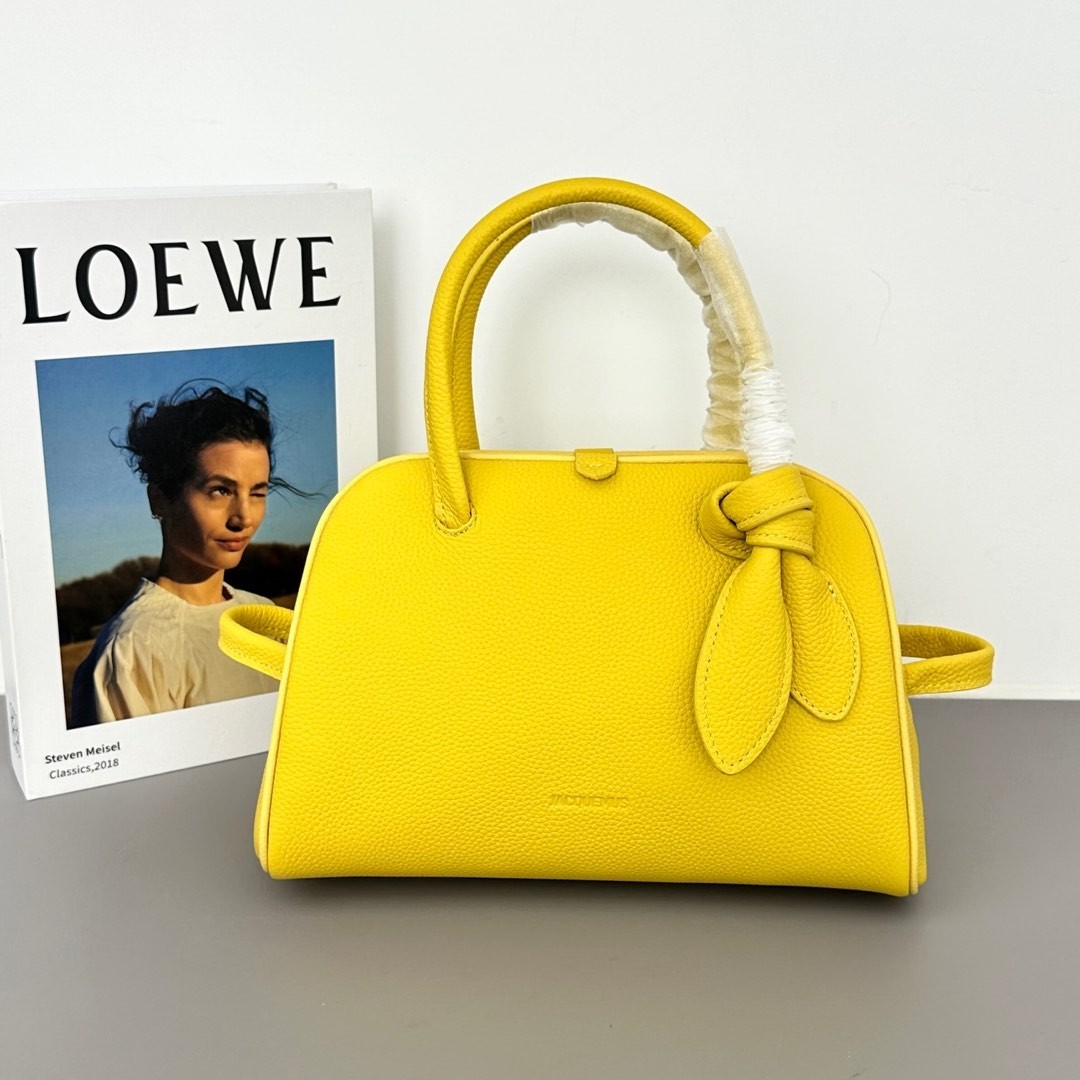 Jacquemus Turismo Bag – Yellow Top Handle Bag