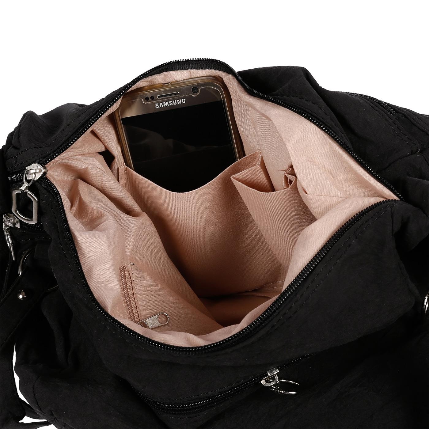 Damenhandtasche Schultertasche Tasche Umhängetasche Canvas Shopper Crossover Bag