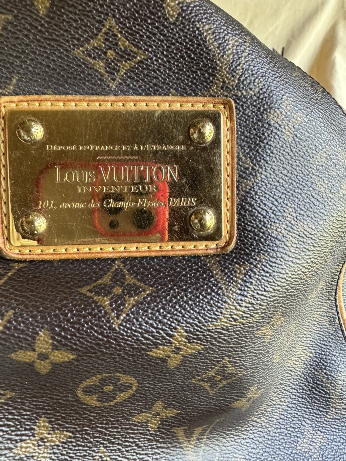 Authentic Louis Vuitton Galliera GM Monogram Hobo Shoulder Handbag