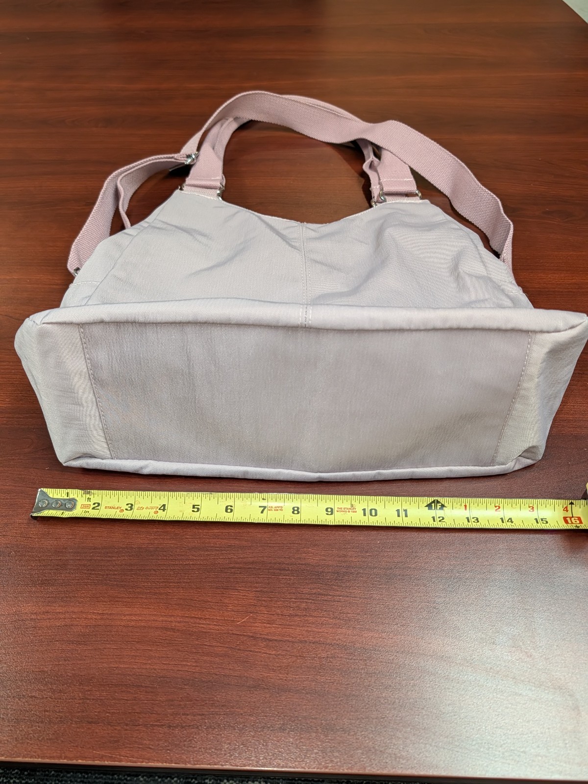 Purse-Suoyate Lightweight Nylon Hobo Bag-Convertible Shoulder/Crossbody-Lilac