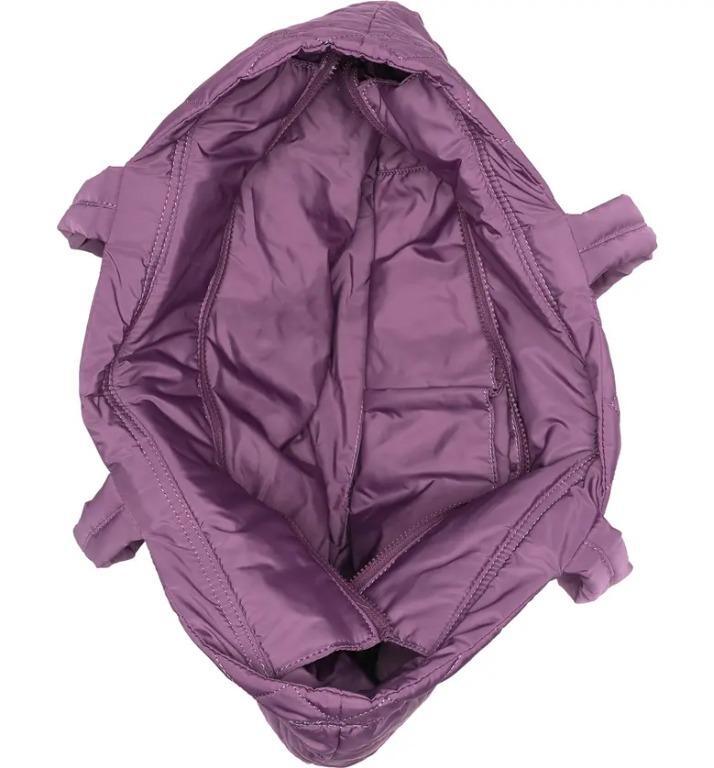 Marc Jacobs Quilted Nylon Deco Large Tote ~NWT~ Purple Gumdrop