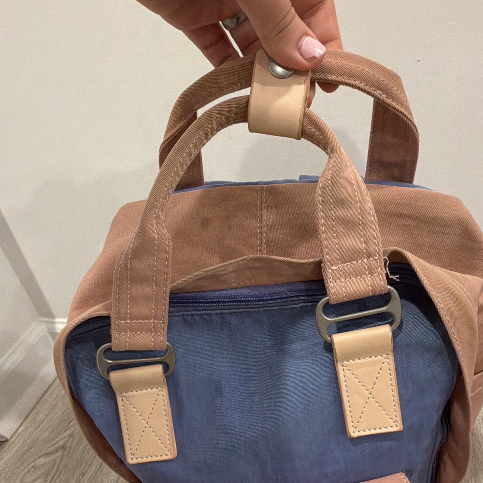 Himawari Blue and Pink Backpack Japanese Style