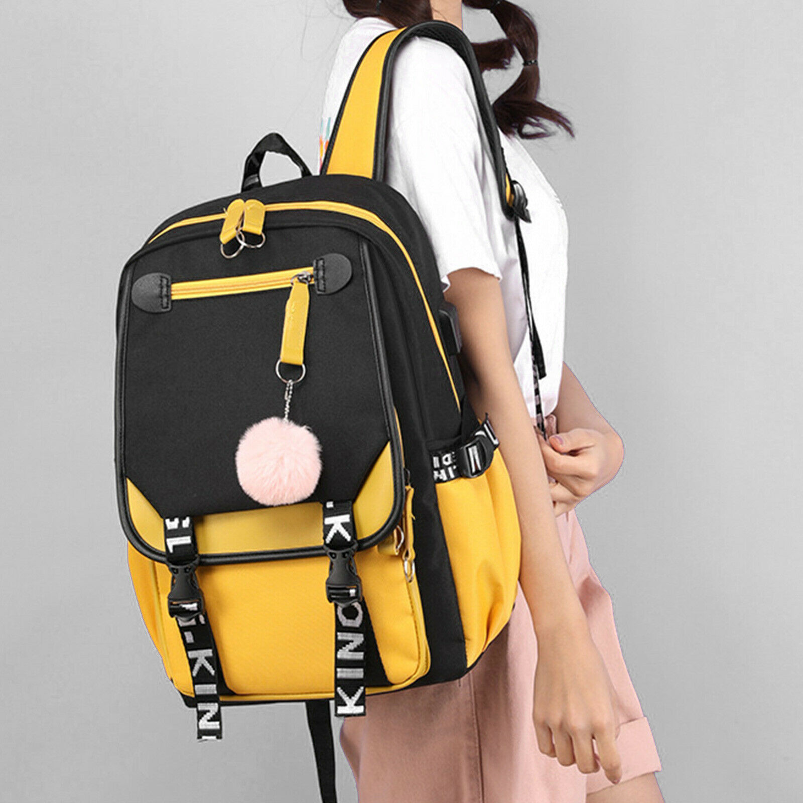 Laptop Backpacks College School Bag Anti Theft Travel Daypack Large Bookbags USB