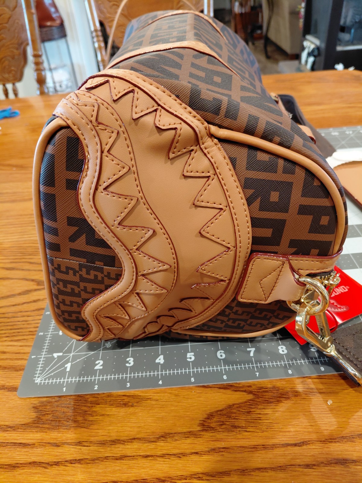 Sprayground Mini Shark Duffle Bag Purse