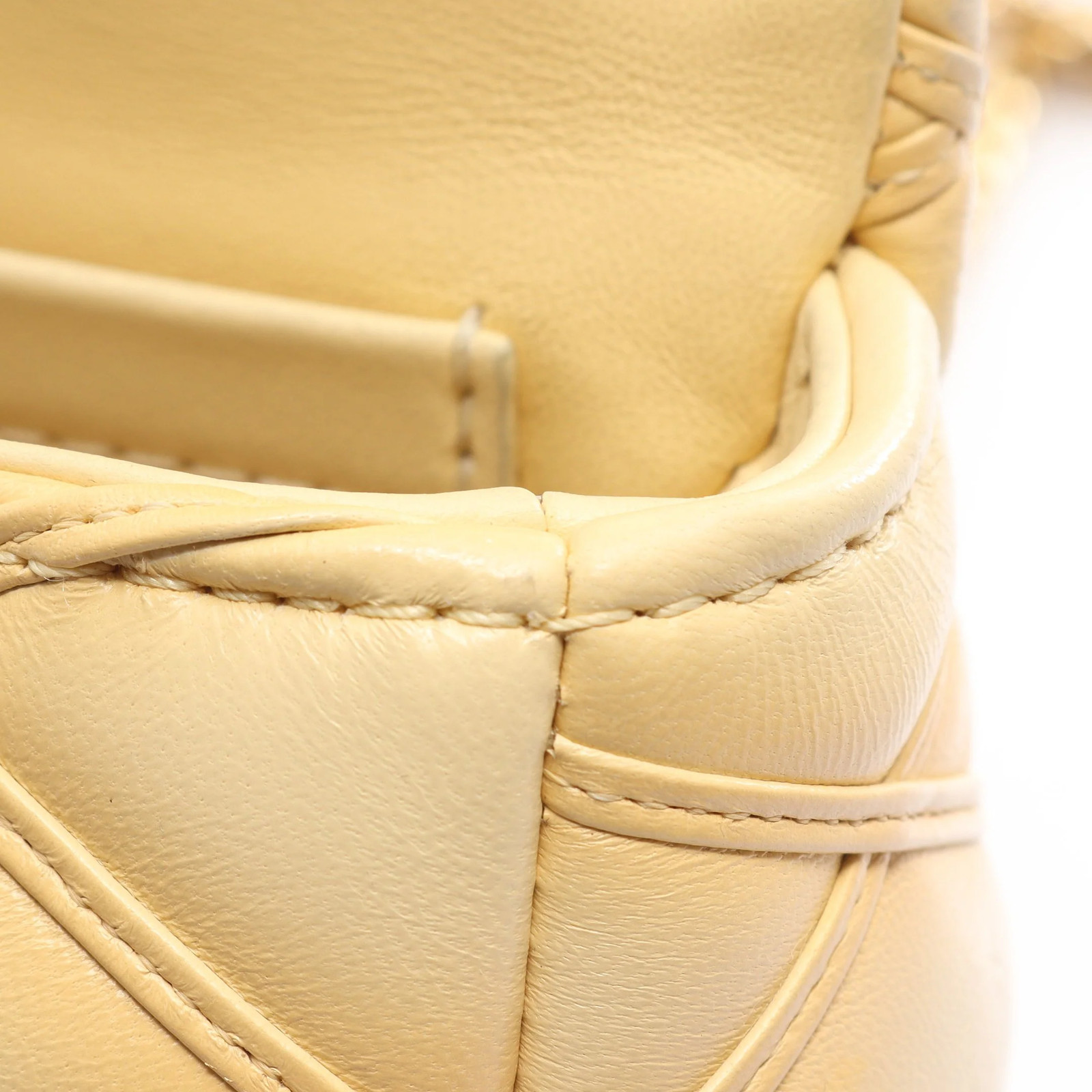 Louis Vuitton PICO GO-14 Shoulder Bag Yellow Leather #RCB13231