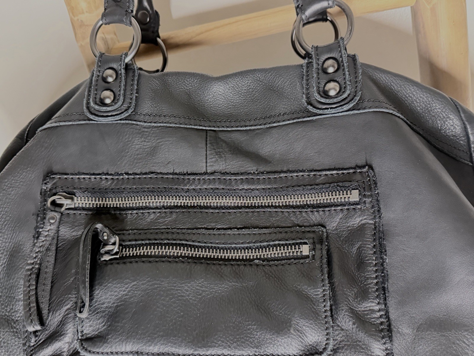 Linea Pelle Dylan Overnight/Weekender Black