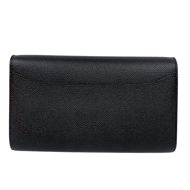 HERMES Constance To Go Black Epsom Leather Shoulder Bag Z Stamp #OKB7308