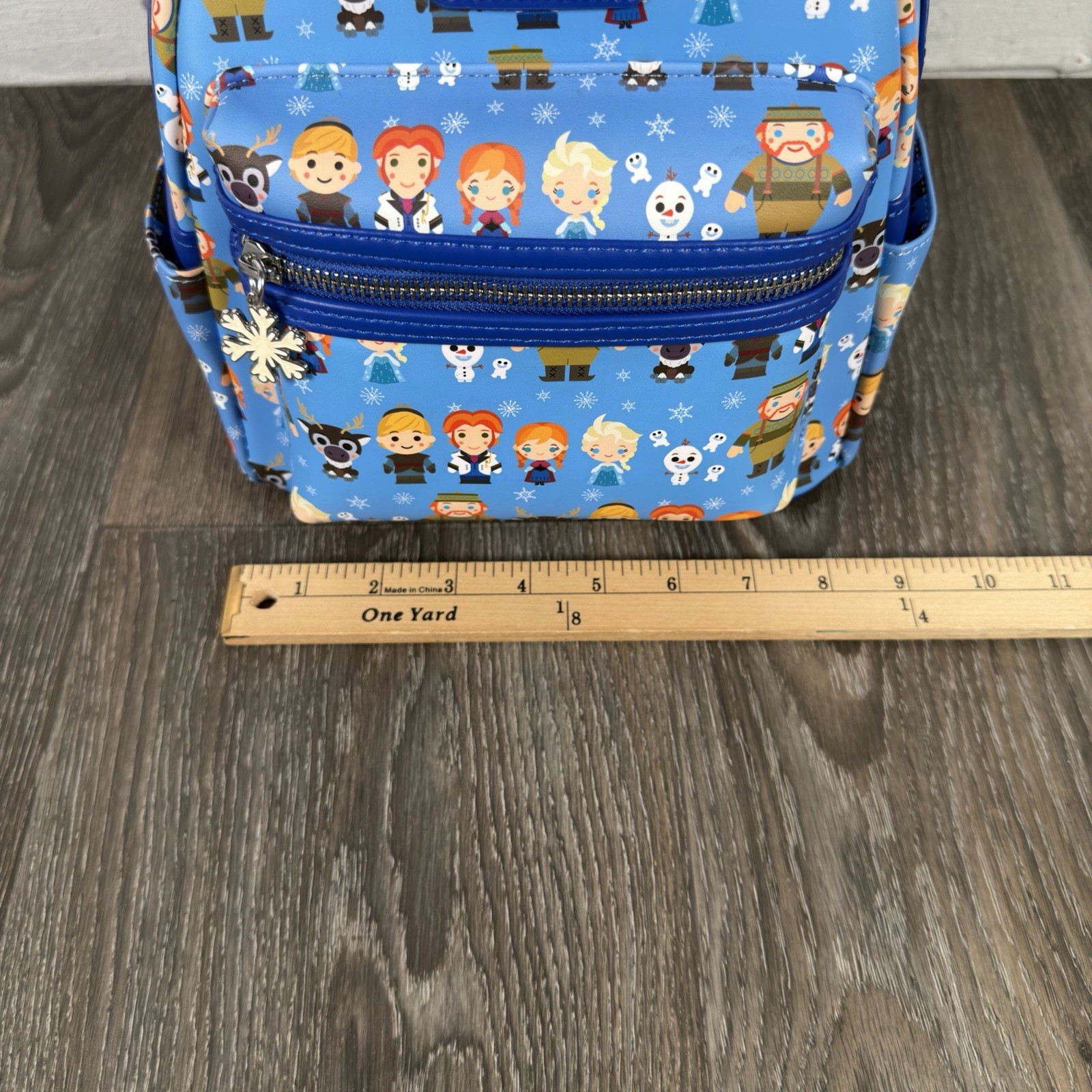 Loungefly Disney Frozen Chibi Characters All Over Print AOP Mini Backpack New