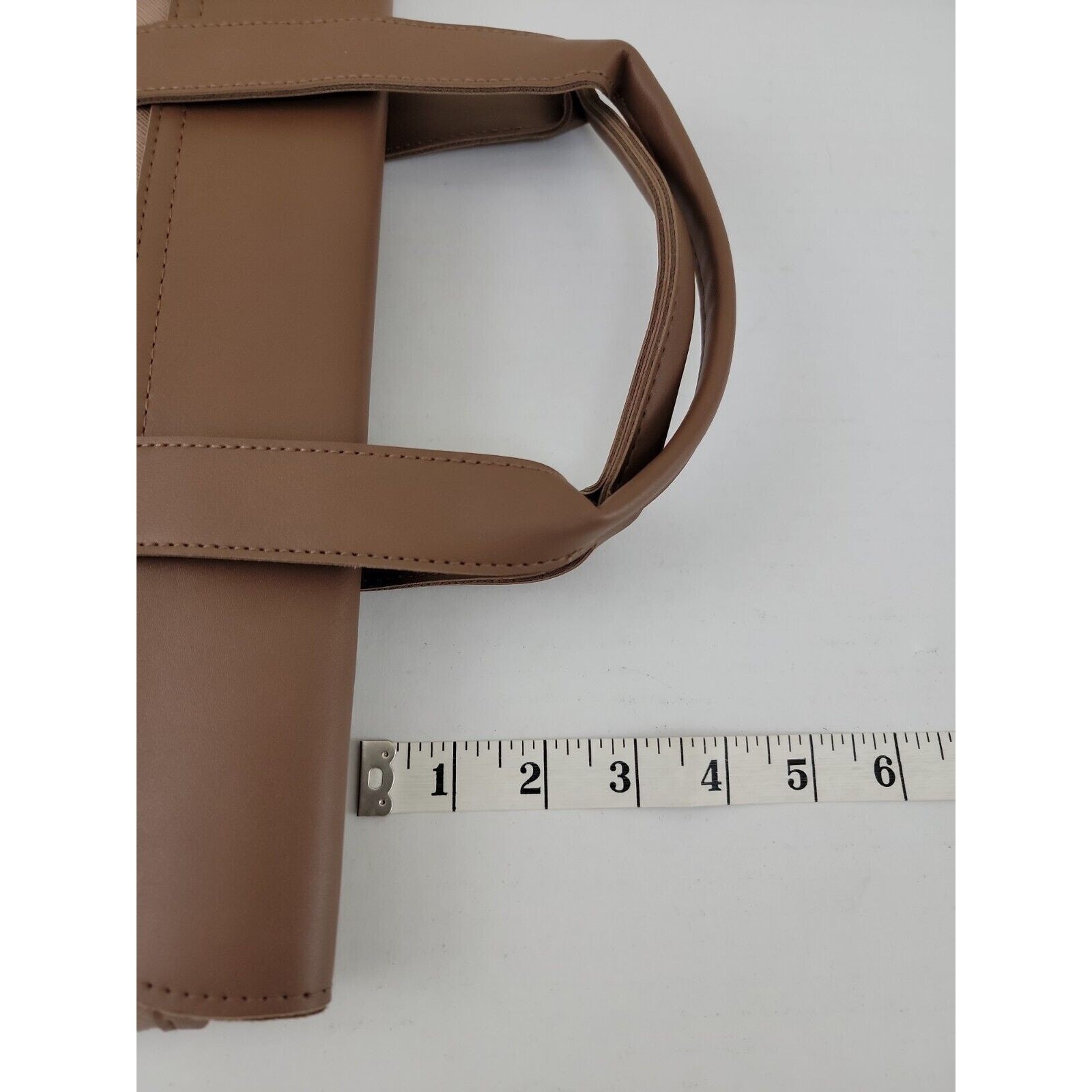 Tanger Outlets Womens Large Shopping Tote Purse Bag NWOT Tan and Brown NEW
