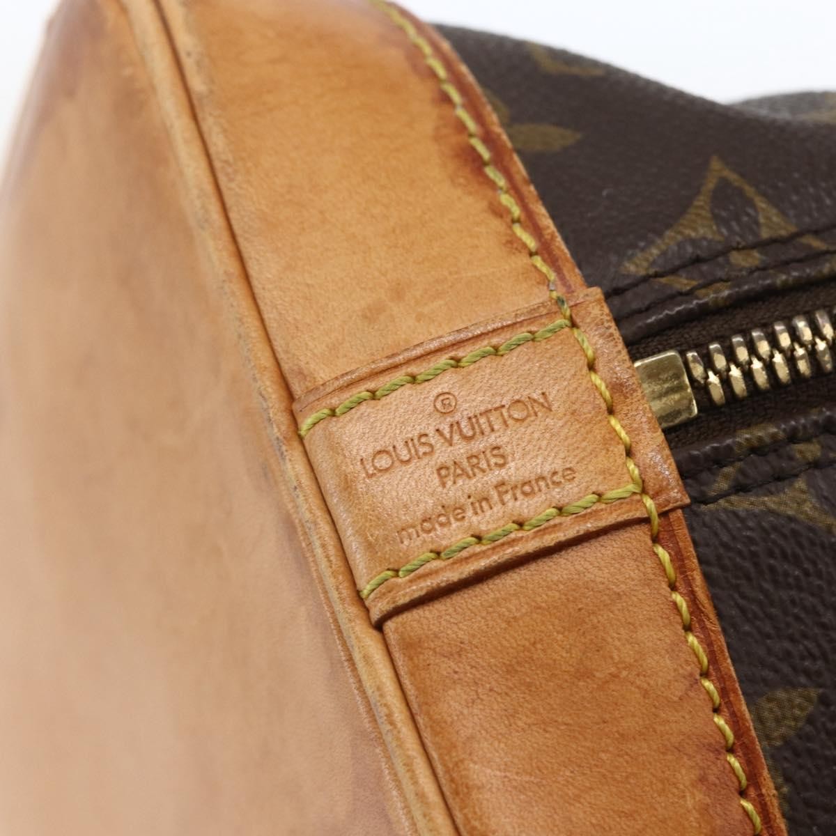 LOUIS VUITTON Monogram Alma Hand Bag M51130 LV Auth 168340