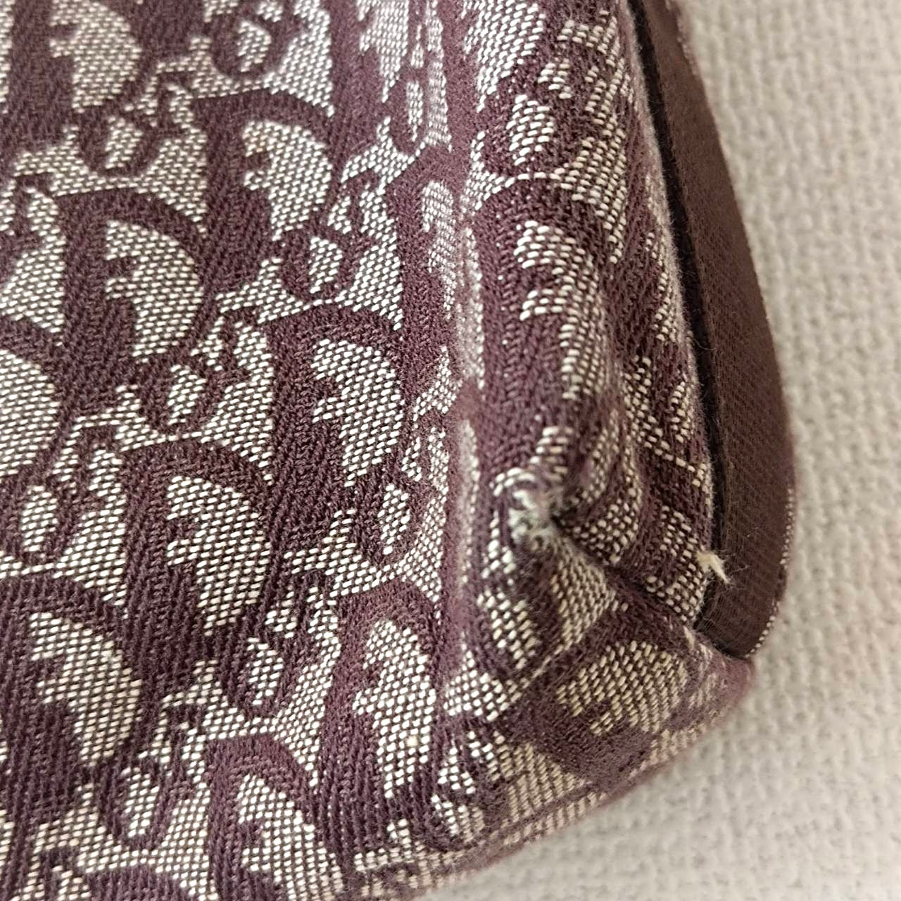 Christian Dior shoulder canvas bag Rank BC B0B0043